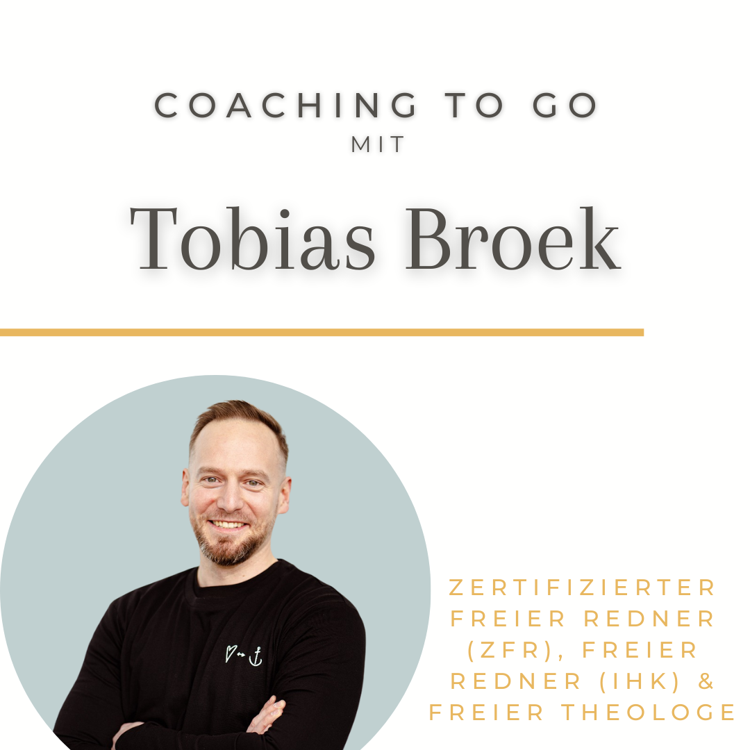 Coaching to Go mit Tobias Broek (online)